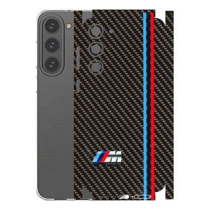 Samsung A/S Series Phone Skins (All Models) - BM Carbon Fiber Feels - 3D Embossed Finish (L-38) Samsung Galaxy S23 Plus (5G)