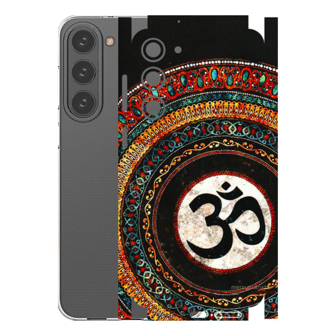 Samsung A/S Series Phone Skins (All Models) - Aum Chant Abstract - 3D Embossed Finish (L-42) Samsung Galaxy S23 Plus (5G)