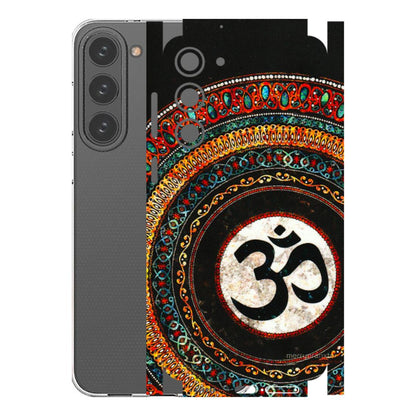 Samsung A/S Series Phone Skins (All Models) - Aum Chant Abstract - 3D Embossed Finish (L-42) Samsung Galaxy S23 Plus (5G)
