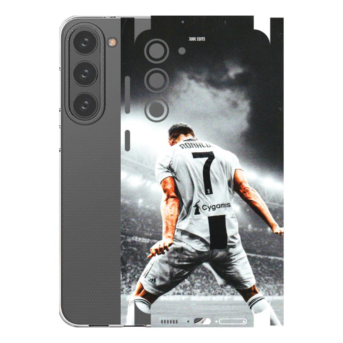 Samsung A/S Series Phone Skins (All Models) - Ronaldo CR7 Crazy - 3D Embossed Finish (L-44) Samsung Galaxy S23 Plus (5G)