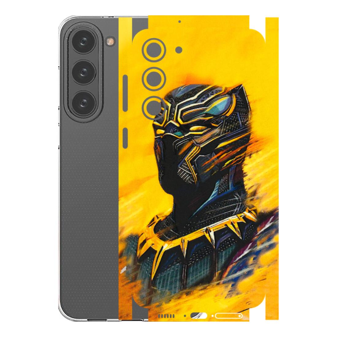 Samsung A/S Series Phone Skins (All Models) - Yellow Panther - 3D Embossed Finish (L-54) Samsung Galaxy S23 Plus (5G)