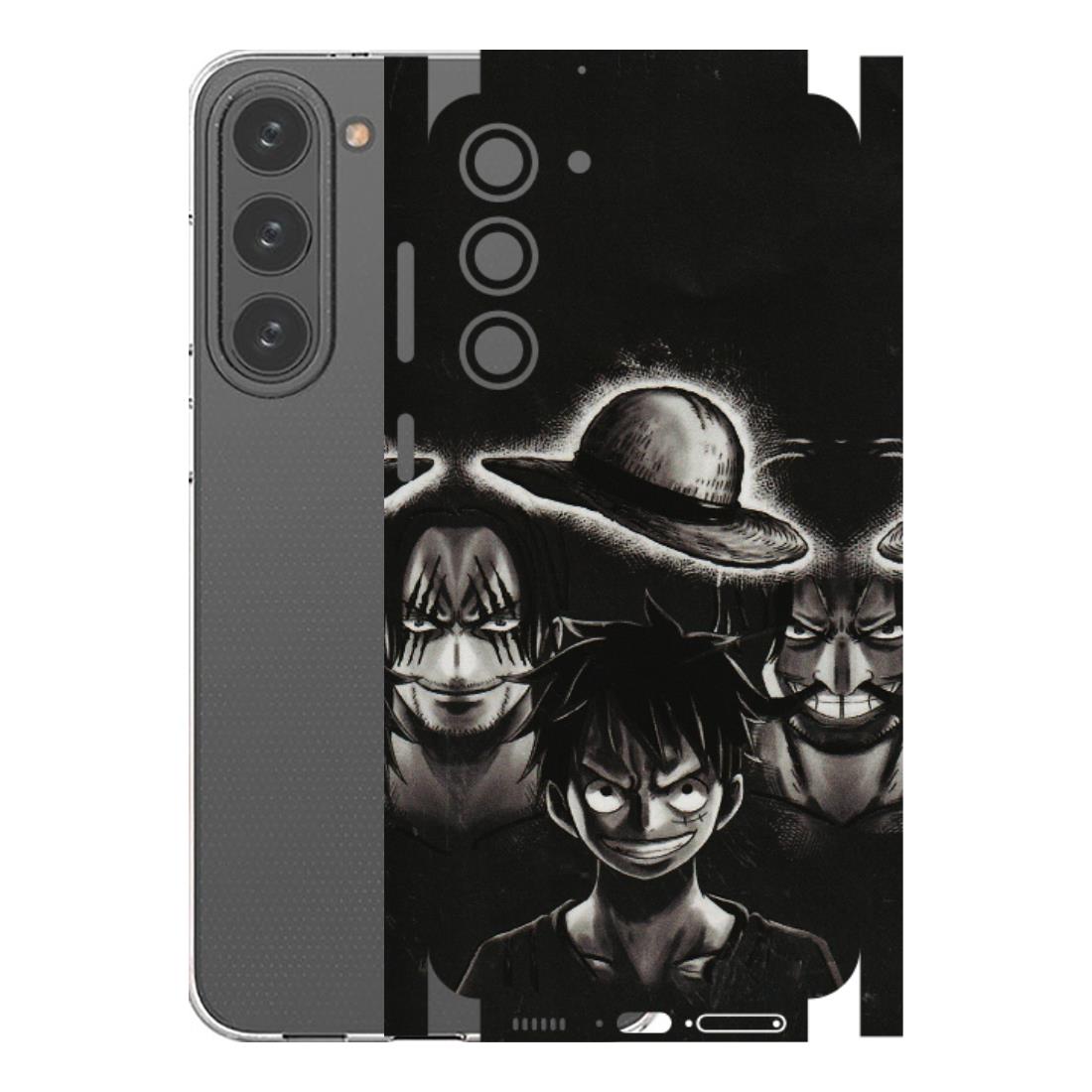 Samsung A/S Series Phone Skins (All Models) - Black Luffy Hat - 3D Embossed Finish (L-57) Samsung Galaxy S23 Plus (5G)