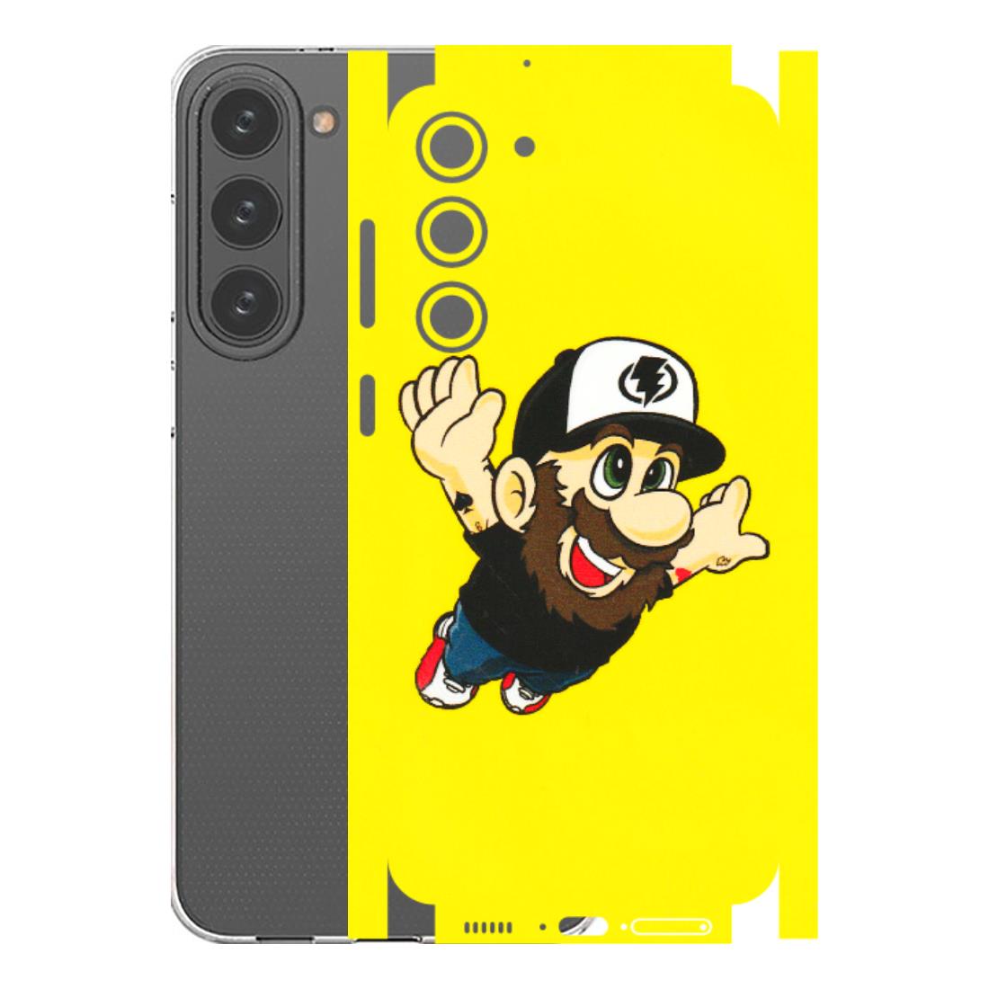 Samsung A/S Series Phone Skins (All Models) - Flying Beardo - 3D Embossed Finish (L-60) Samsung Galaxy S23 Plus (5G)
