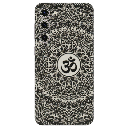 Samsung A/S Series Phone Skins (All Models) - Aum Elegant Mandala - 3D Embossed Finish (L-62) Samsung Galaxy S23 Plus (5G)
