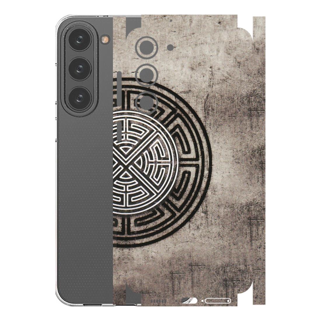 Samsung A/S Series Phone Skins (All Models) - Mysterious Circular Design - 3D Embossed Finish (L-63) Samsung Galaxy S23 Plus (5G)
