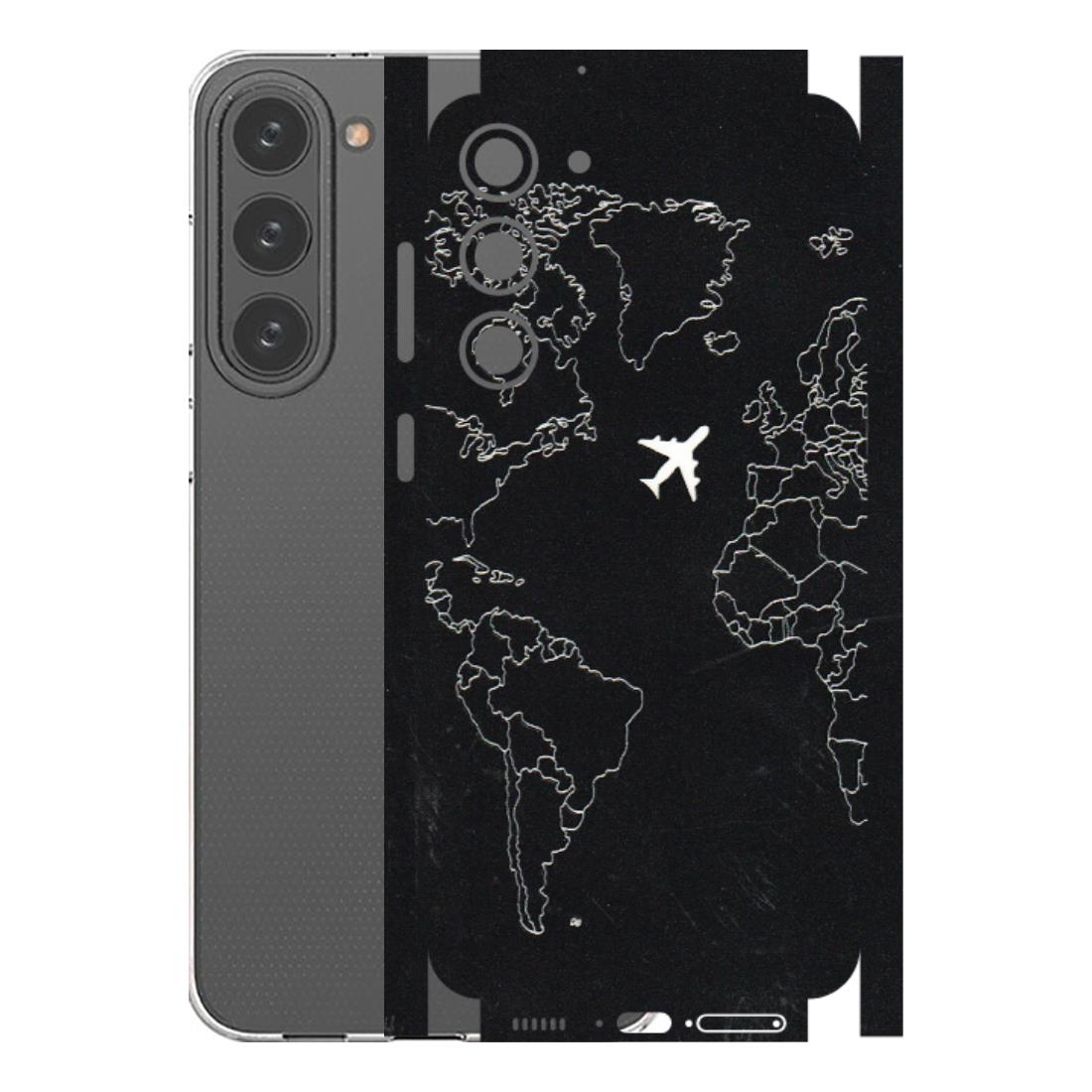 Samsung A/S Series Phone Skins (All Models) - Never Ending Travel - 3D Embossed Finish (L-79) Samsung Galaxy S23 Plus (5G)