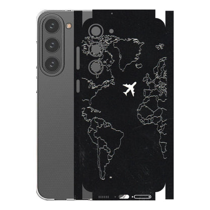 Samsung A/S Series Phone Skins (All Models) - Never Ending Travel - 3D Embossed Finish (L-79) Samsung Galaxy S23 Plus (5G)
