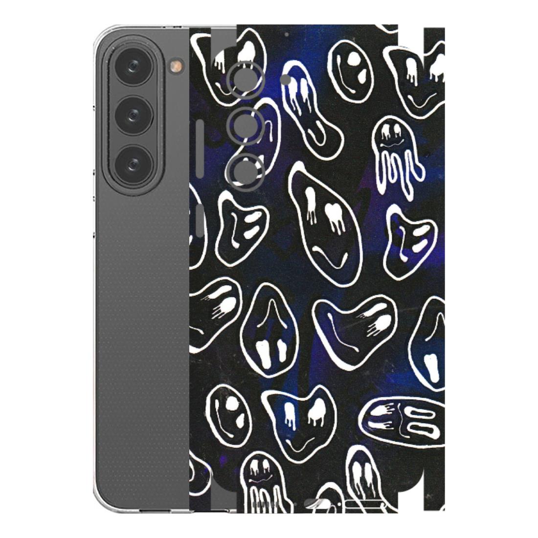 Samsung A/S Series Phone Skins (All Models) - Distorted Smileys - 3D Embossed Finish (L-92) Samsung Galaxy S23 Plus (5G)