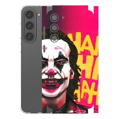 Samsung A/S Series Phone Skins (All Models) - Joker Evil Laugh - 3D Embossed Finish (L-97) Samsung Galaxy S23 Plus (5G)
