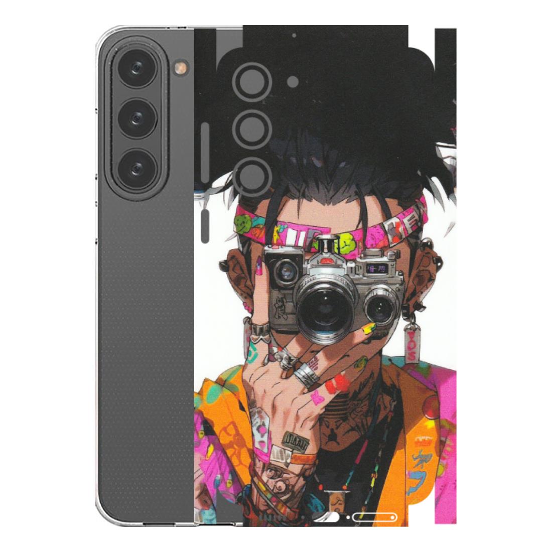 Samsung A/S Series Phone Skins (All Models) - Camera Lover Girl - Matte Finish (M-09) Samsung Galaxy S23 Plus (5G)
