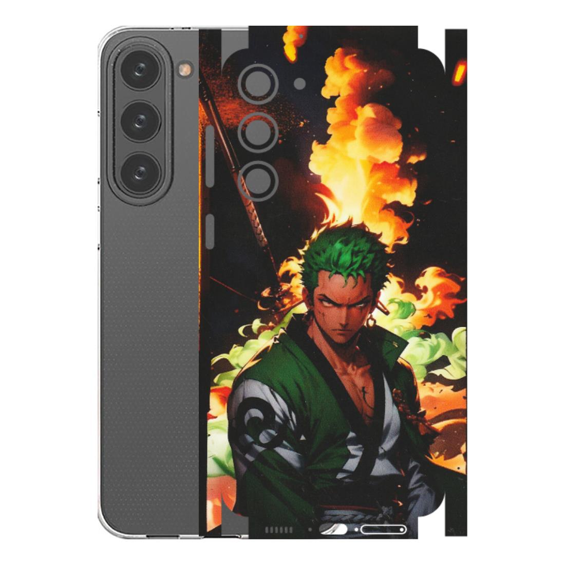 Samsung A/S Series Phone Skins (All Models) - Roronoa Zoro - Matte Finish (M-102) Samsung Galaxy S23 Plus (5G)