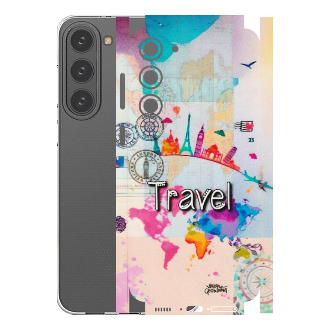 Samsung A/S Series Phone Skins (All Models) - Travel The Wonders - Matte Finish (M-108) Samsung Galaxy S23 Plus (5G)