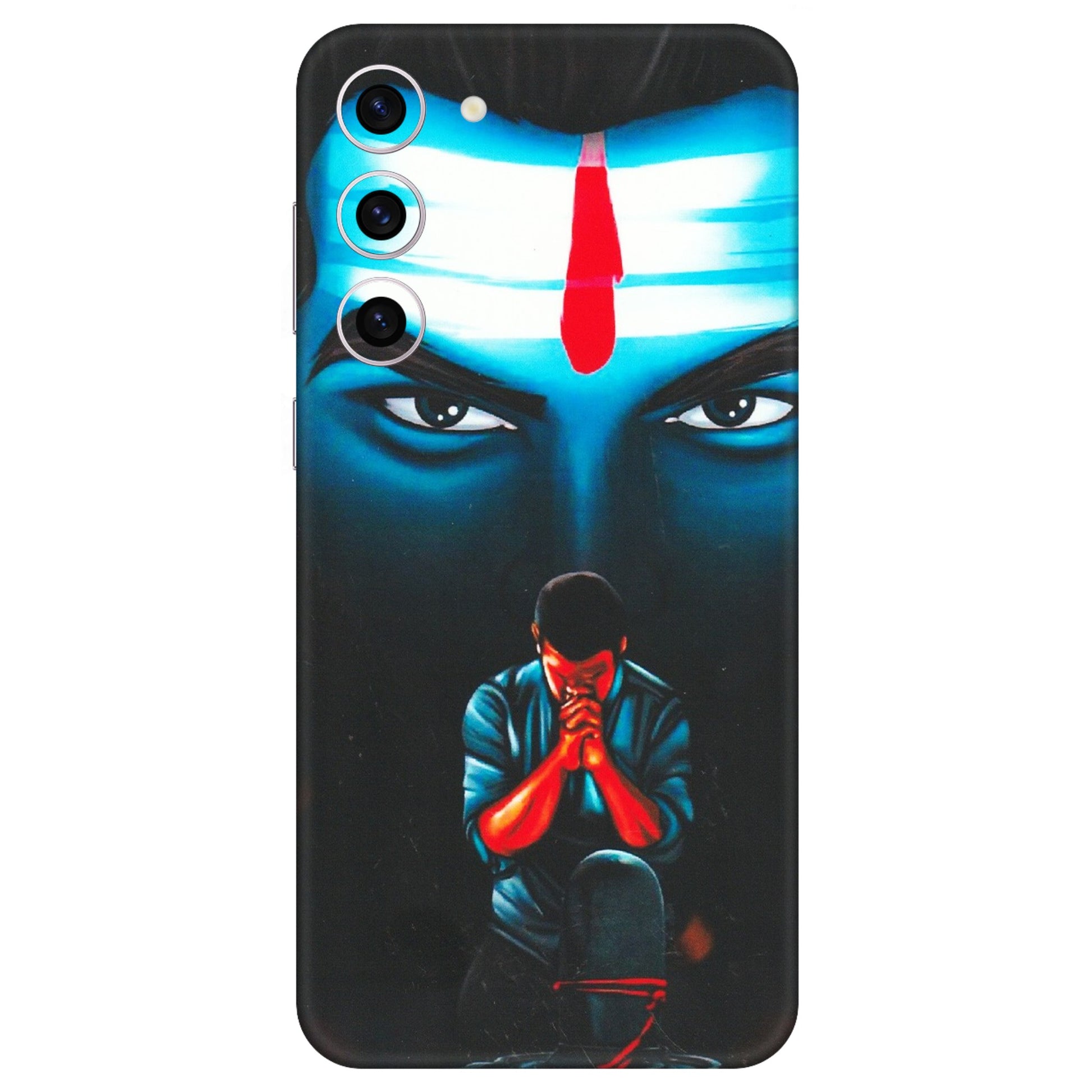 Samsung A/S Series Phone Skins (All Models) - Mahakal Bhakt - Matte Finish (M-112) Samsung Galaxy S23 Plus (5G)
