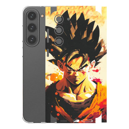 Samsung A/S Series Phone Skins (All Models) - Angry Goku - Matte Finish (M-12) Samsung Galaxy S23 Plus (5G)