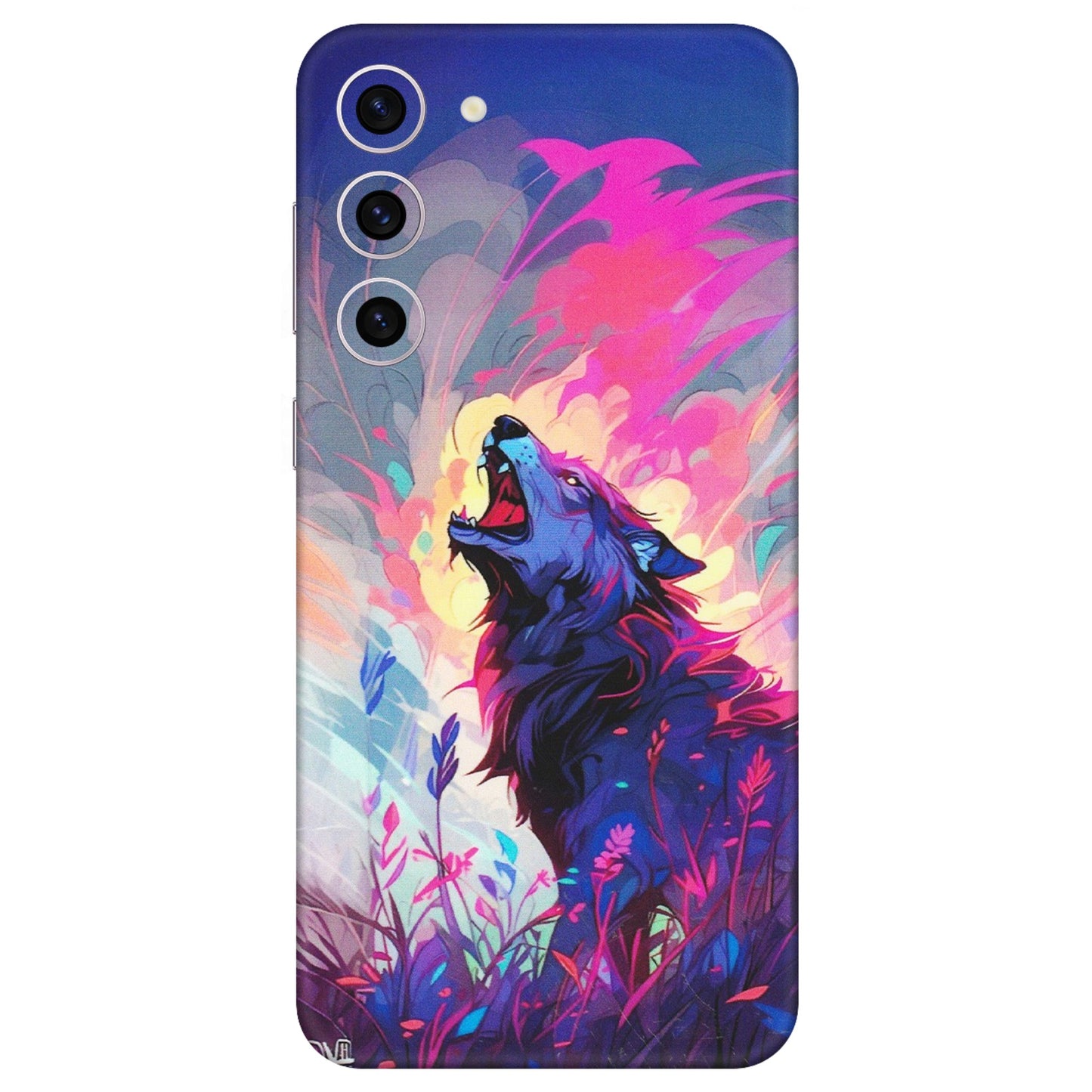 Samsung A/S Series Phone Skins (All Models) - New Wild Wolf Abstract - Matte Finish (M-125) Samsung Galaxy S23 Plus (5G)