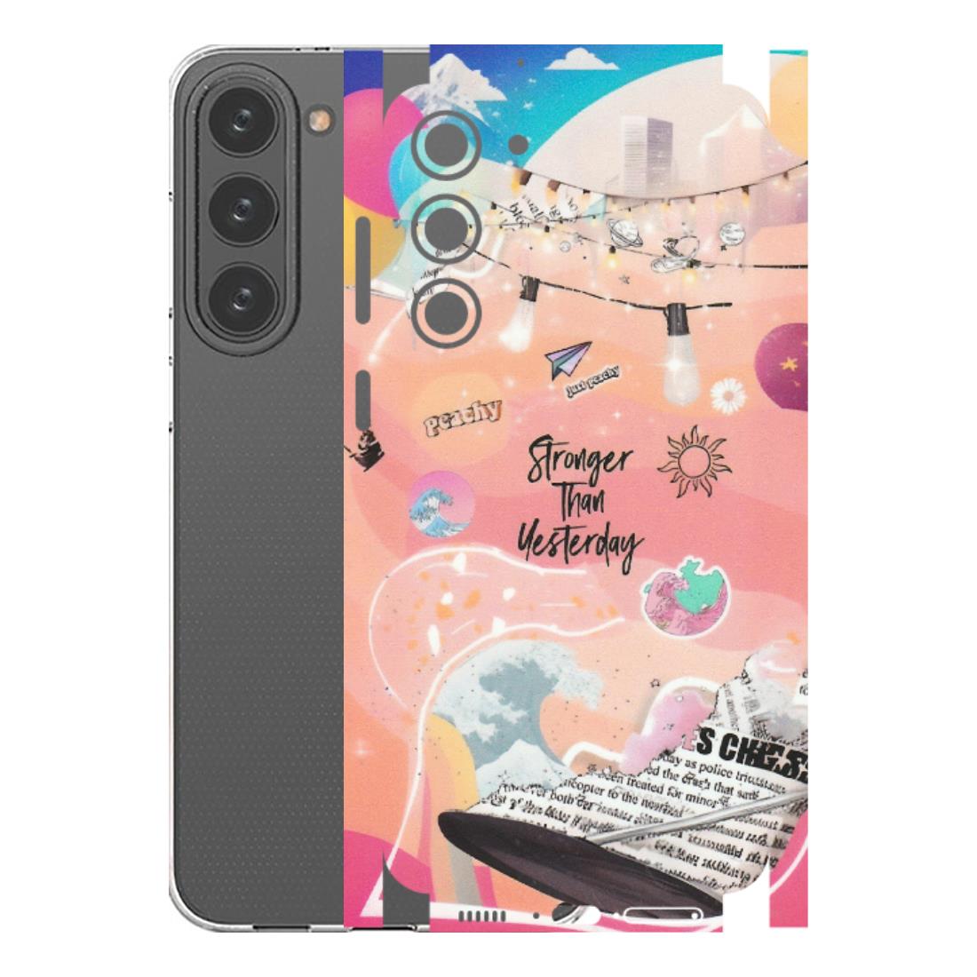 Samsung A/S Series Phone Skins (All Models) - Stronger Then Yesterday - Matte Finish (M-128) Samsung Galaxy S23 Plus (5G)