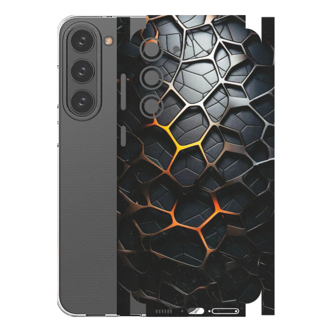 Samsung A/S Series Phone Skins (All Models) - New Abstract Graphite Tiles - Matte Finish (M-130) Samsung Galaxy S23 Plus (5G)