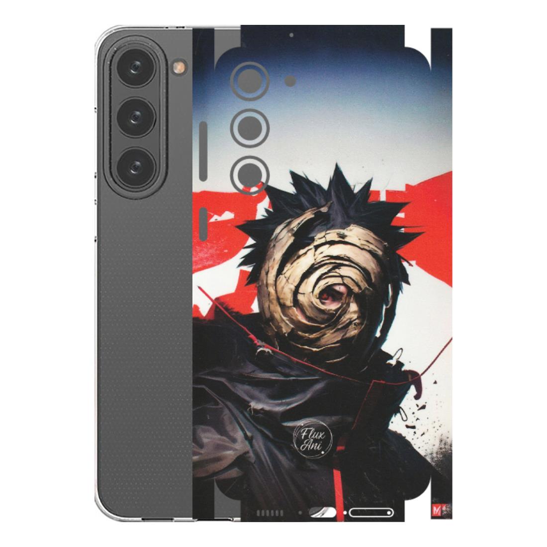 Samsung A/S Series Phone Skins (All Models) - Obito Uchiha Cool Anime - Matte Finish (M-134) Samsung Galaxy S23 Plus (5G)