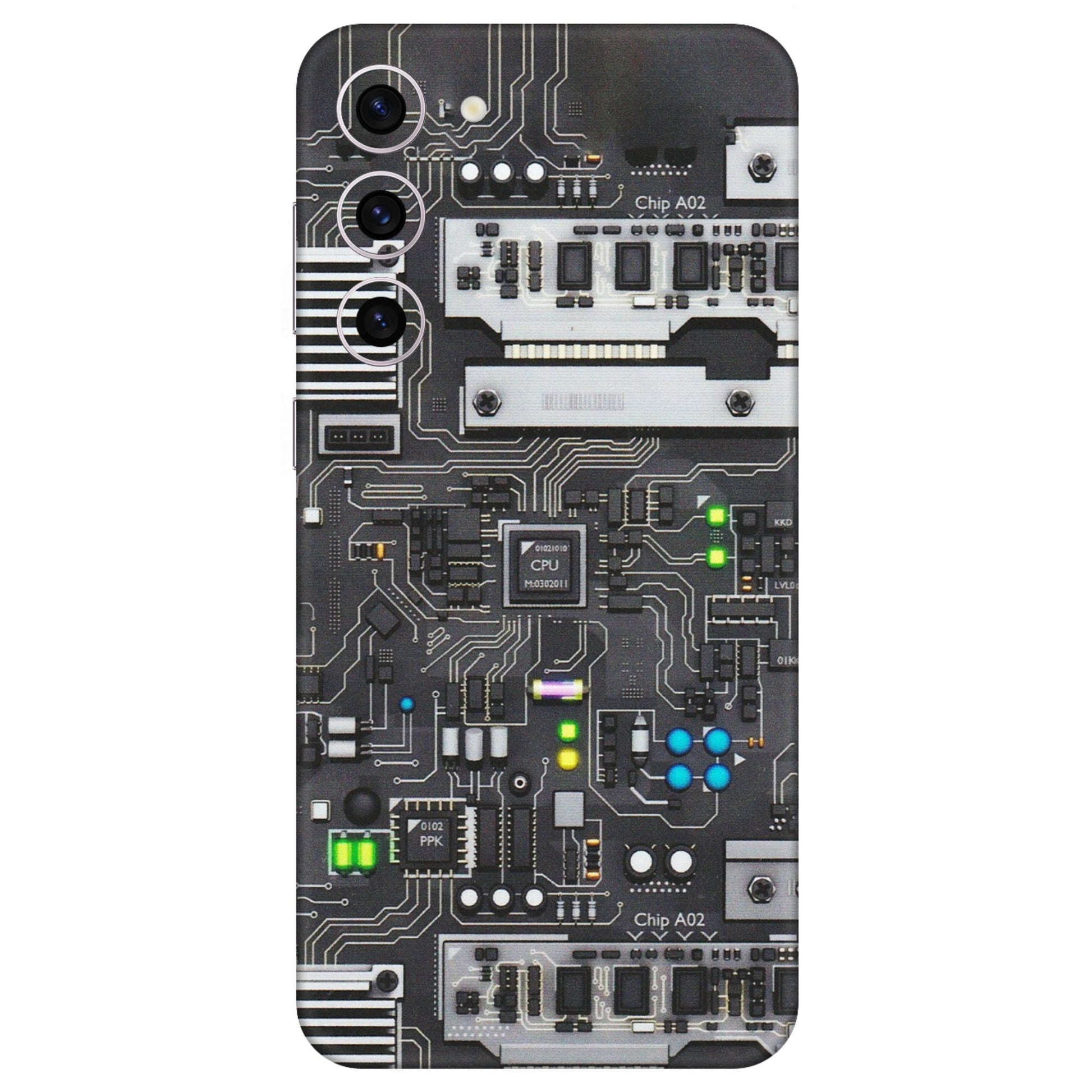 Samsung A/S Series Phone Skins (All Models) - Motherboard Internals - Matte Finish (M-135) Samsung Galaxy S23 Plus (5G)