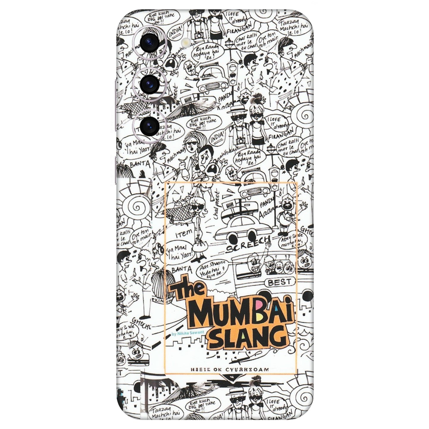 Samsung A/S Series Phone Skins (All Models) - The Mumbai Slang - Matte Finish (M-142) Samsung Galaxy S23 Plus (5G)