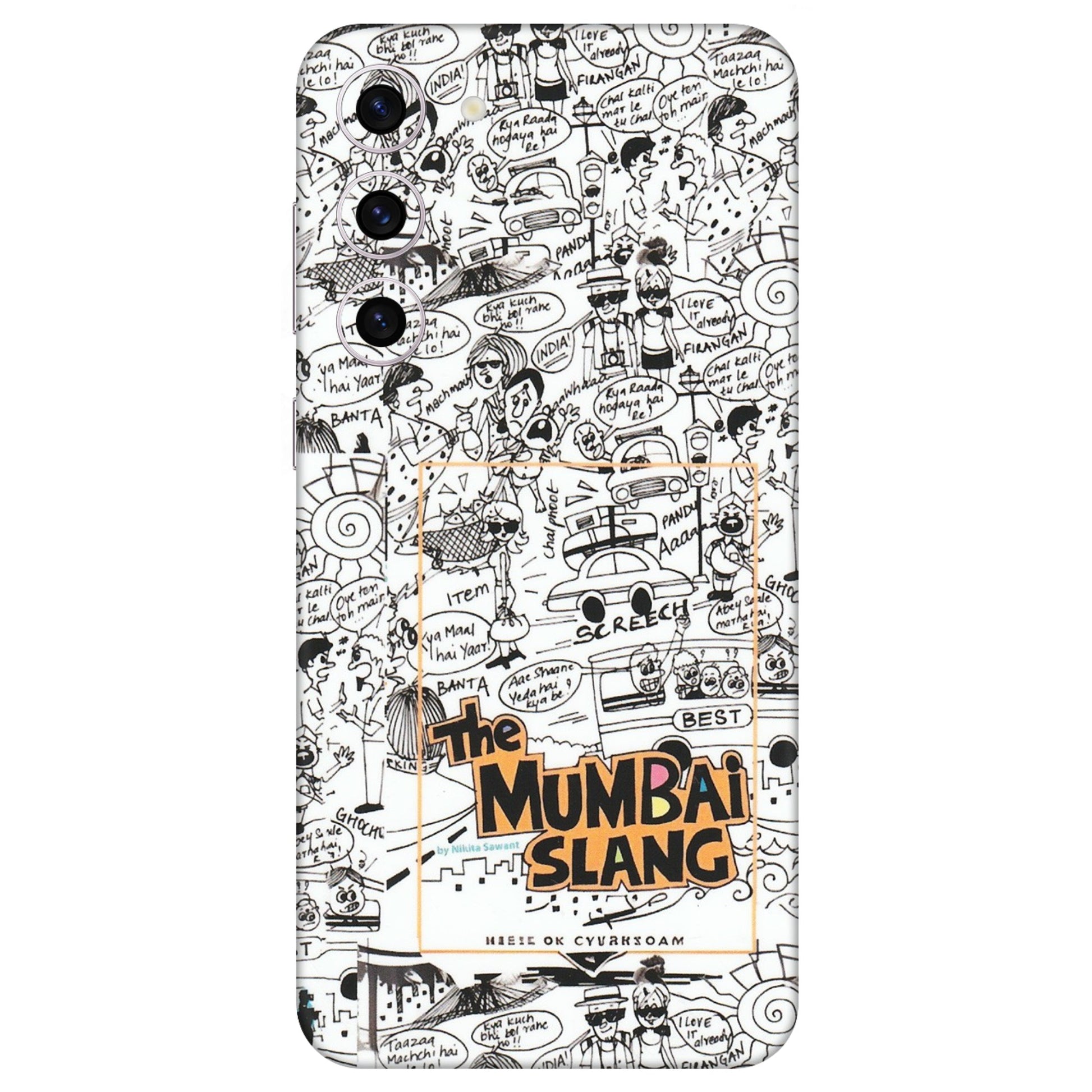 Samsung A/S Series Phone Skins (All Models) - The Mumbai Slang - Matte Finish (M-142) Samsung Galaxy S23 Plus (5G)