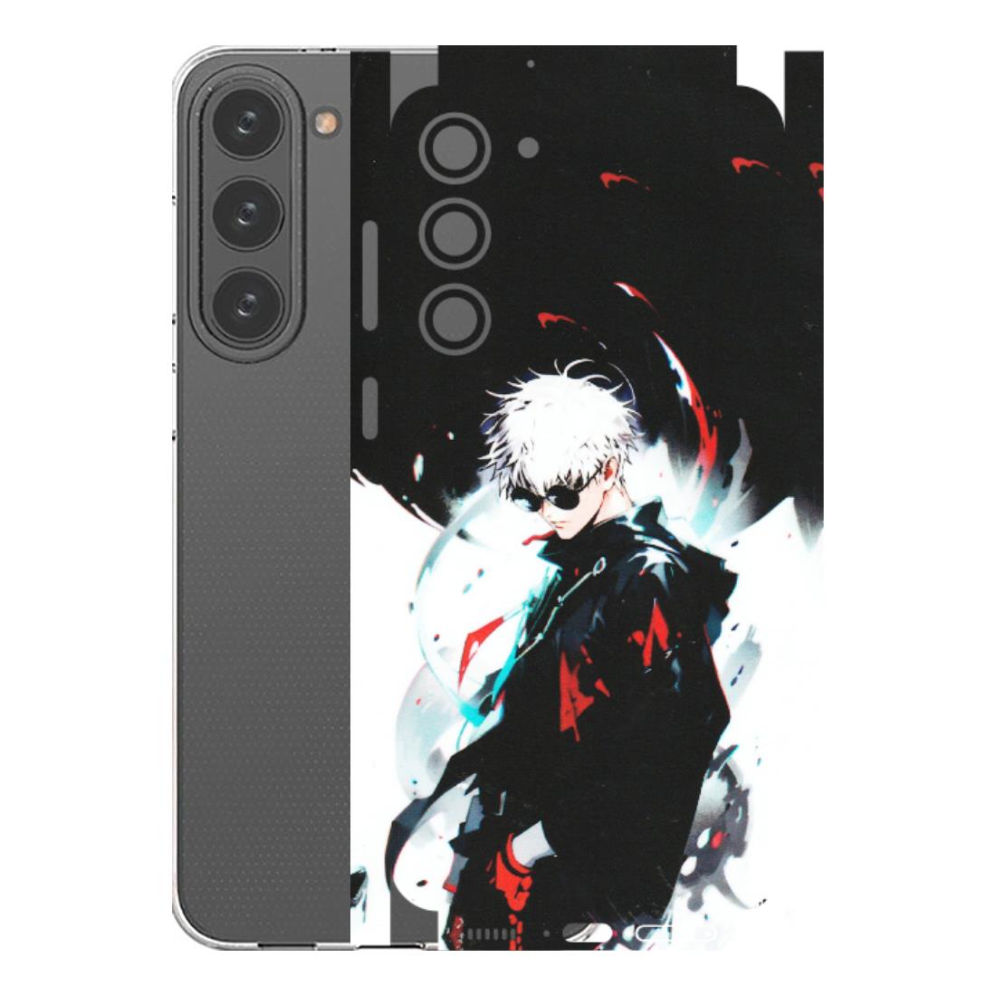 Samsung A/S Series Phone Skins (All Models) - Gojo Powerful Charater Kaisen Anime - Matte Finish (M-144) Samsung Galaxy S23 Plus (5G)