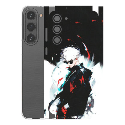 Samsung A/S Series Phone Skins (All Models) - Gojo Powerful Charater Kaisen Anime - Matte Finish (M-144) Samsung Galaxy S23 Plus (5G)