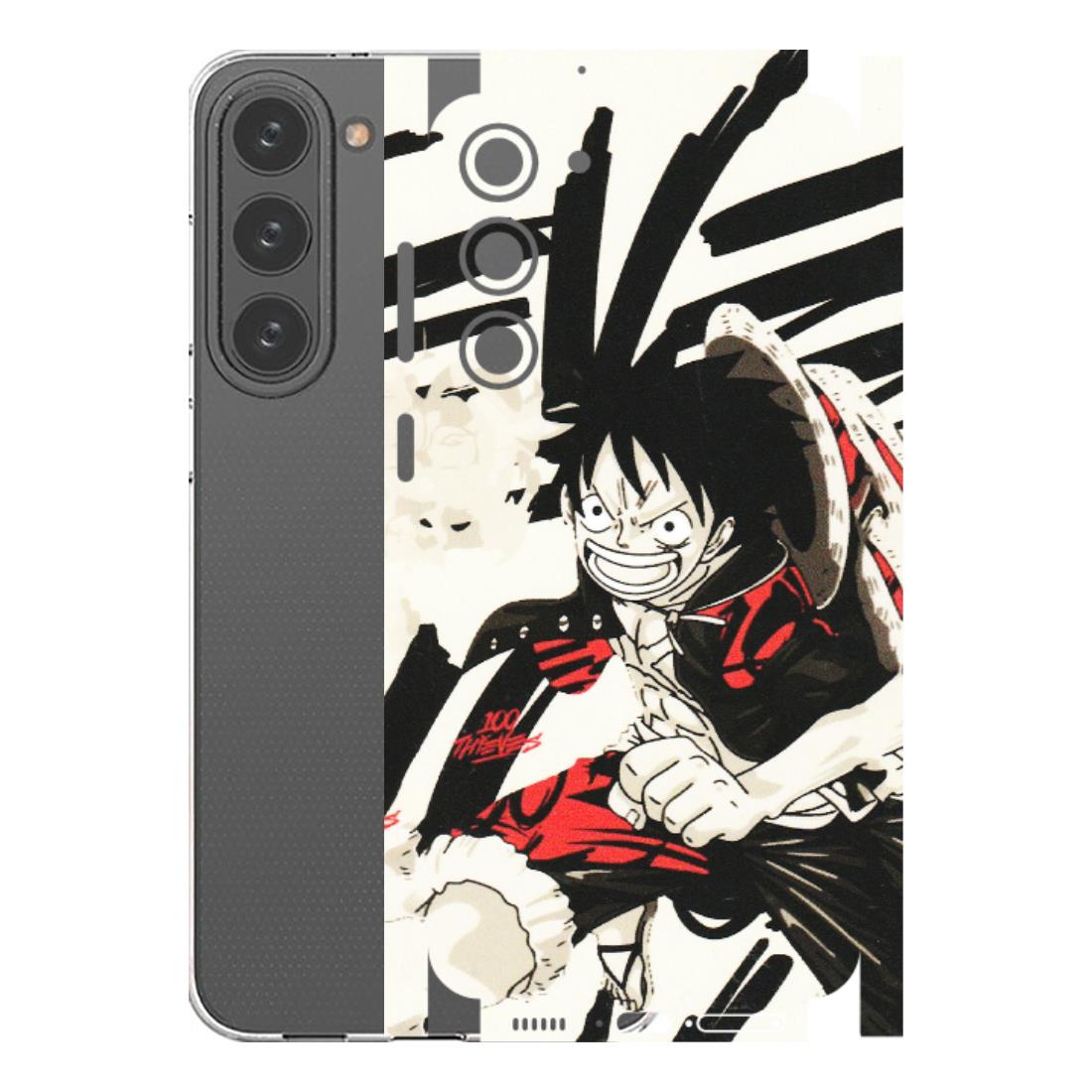 Samsung A/S Series Phone Skins (All Models) - Monkey D.Luffy Manga Anime - Matte Finish (M-145) Samsung Galaxy S23 Plus (5G)