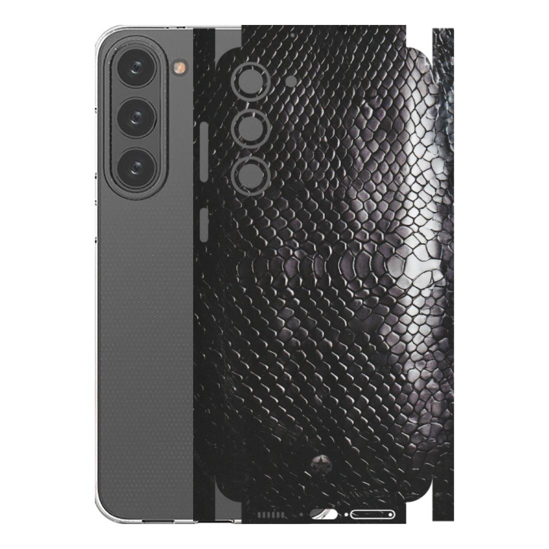 Samsung A/S Series Phone Skins (All Models) - Black Snack Leather - Matte Finish (M-147) Samsung Galaxy S23 Plus (5G)