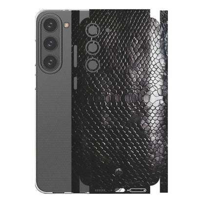 Samsung A/S Series Phone Skins (All Models) - Black Snack Leather - Matte Finish (M-147) Samsung Galaxy S23 Plus (5G)