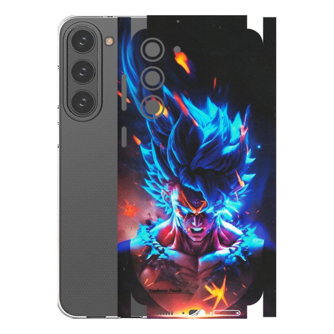 Samsung A/S Series Phone Skins (All Models) - Angry Goku Dragon Ball Anime - Matte Finish (M-150) Samsung Galaxy S23 Plus (5G)