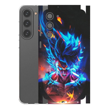 Samsung A/S Series Phone Skins (All Models) - Angry Goku Dragon Ball Anime - Matte Finish (M-150) Samsung Galaxy S23 Plus (5G)
