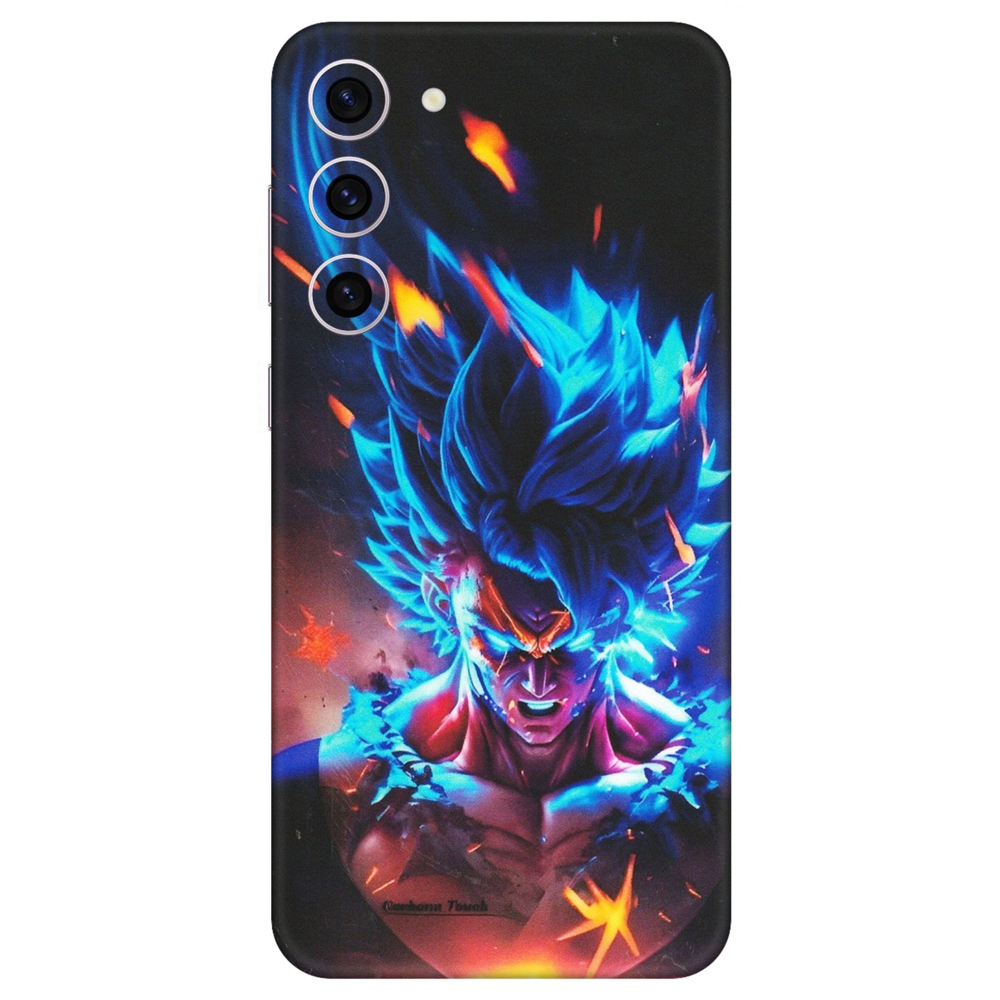 Samsung A/S Series Phone Skins (All Models) - Angry Goku Dragon Ball Anime - Matte Finish (M-150) Samsung Galaxy S23 Plus (5G)