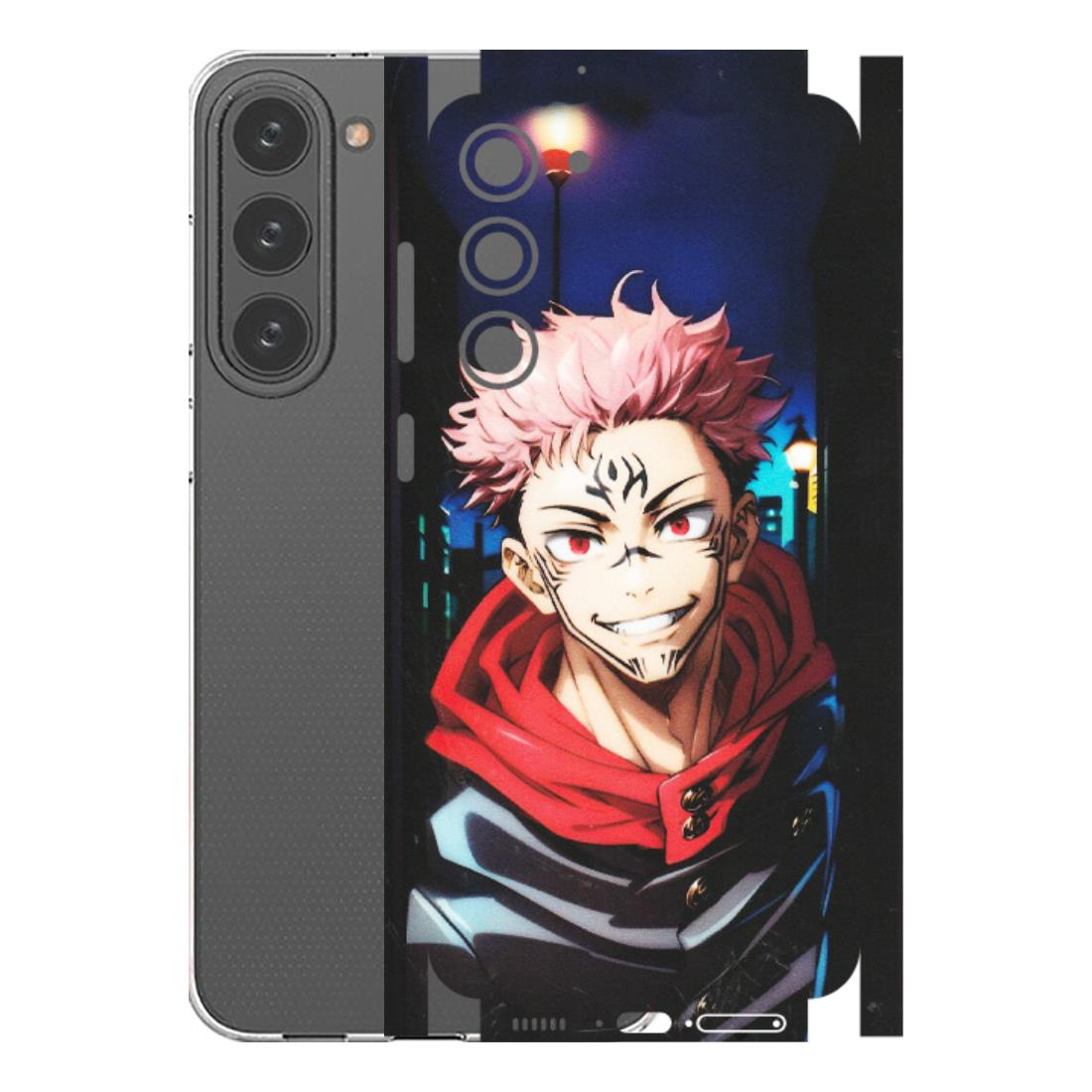 Samsung A/S Series Phone Skins (All Models) - Yuji Itadori Funny Face Anime - Matte Finish (M-152) Samsung Galaxy S23 Plus (5G)