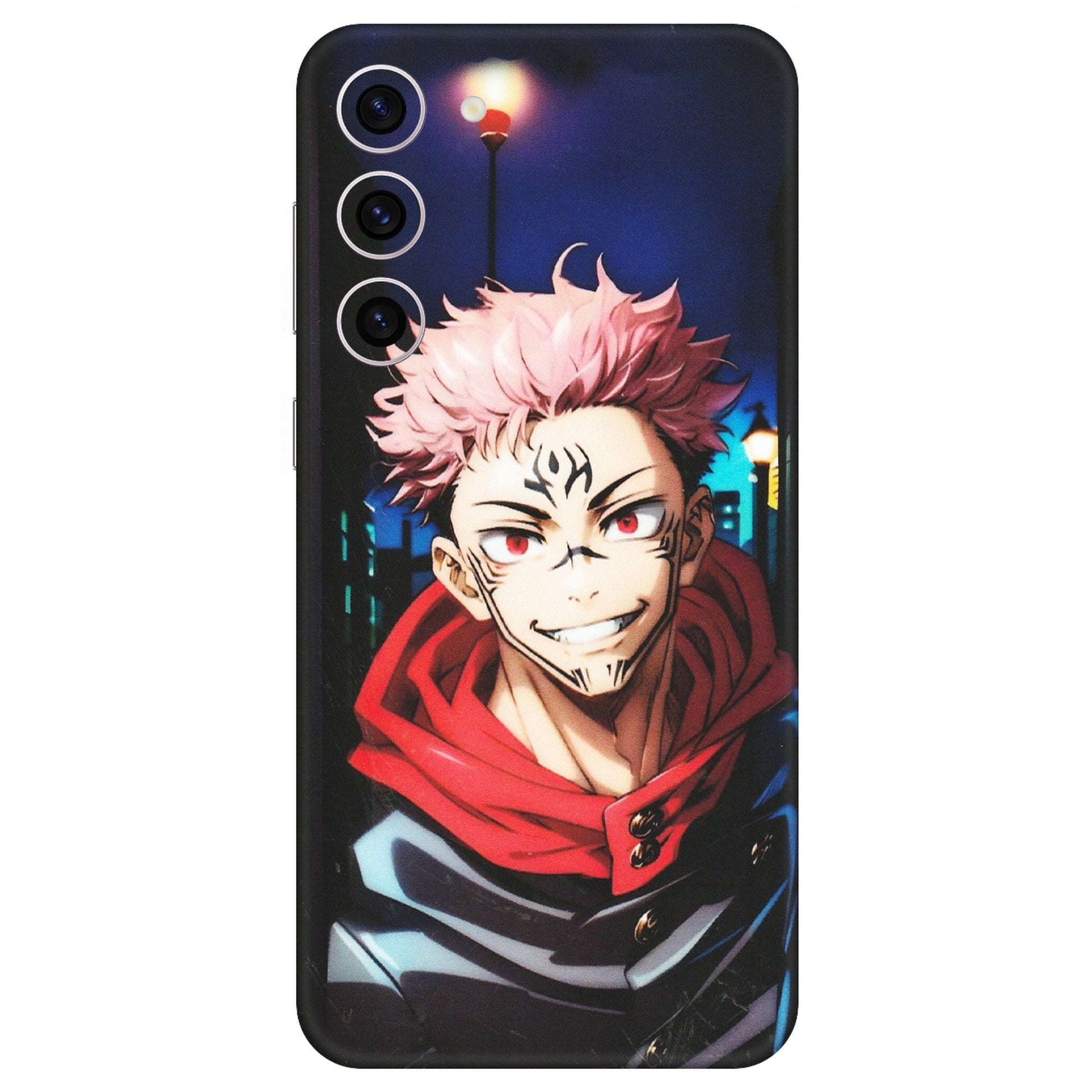 Samsung A/S Series Phone Skins (All Models) - Yuji Itadori Funny Face Anime - Matte Finish (M-152) Samsung Galaxy S23 Plus (5G)