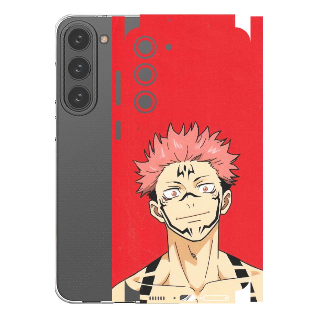 Samsung A/S Series Phone Skins (All Models) - Ryomen Sukuna Fun Anime - Matte Finish (M-153) Samsung Galaxy S23 Plus (5G)