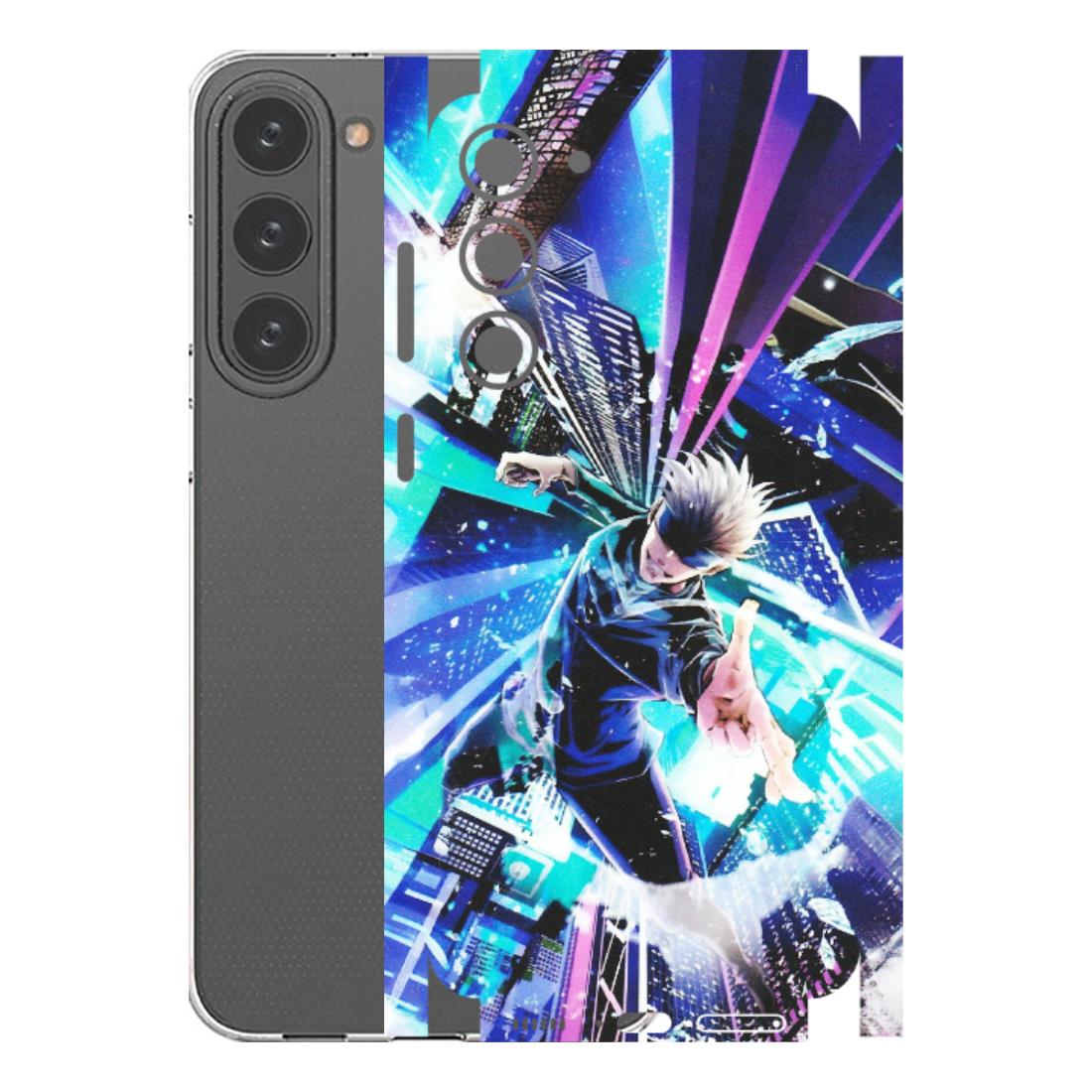 Samsung A/S Series Phone Skins (All Models) - Manga Action Jujustu Kaisen Anime - Matte Finish (M-155) Samsung Galaxy S23 Plus (5G)