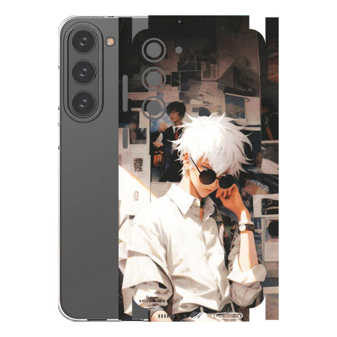 Samsung A/S Series Phone Skins (All Models) - Gojo Satoru Jujustu Kaisen Anime - Matte Finish (M-156) Samsung Galaxy S23 Plus (5G)