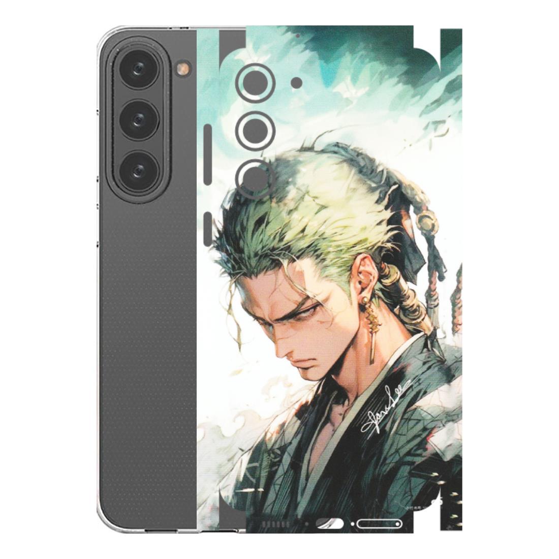 Samsung A/S Series Phone Skins (All Models) - Pirate Hunter One Piece Anime - Matte Finish (M-157) Samsung Galaxy S23 Plus (5G)