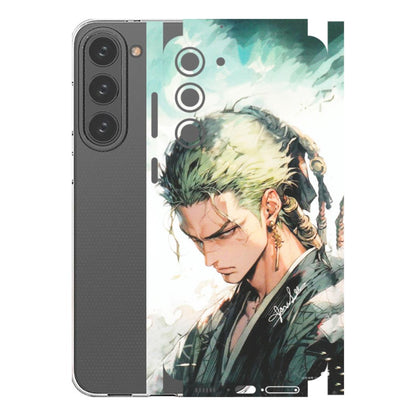 Samsung A/S Series Phone Skins (All Models) - Pirate Hunter One Piece Anime - Matte Finish (M-157) Samsung Galaxy S23 Plus (5G)
