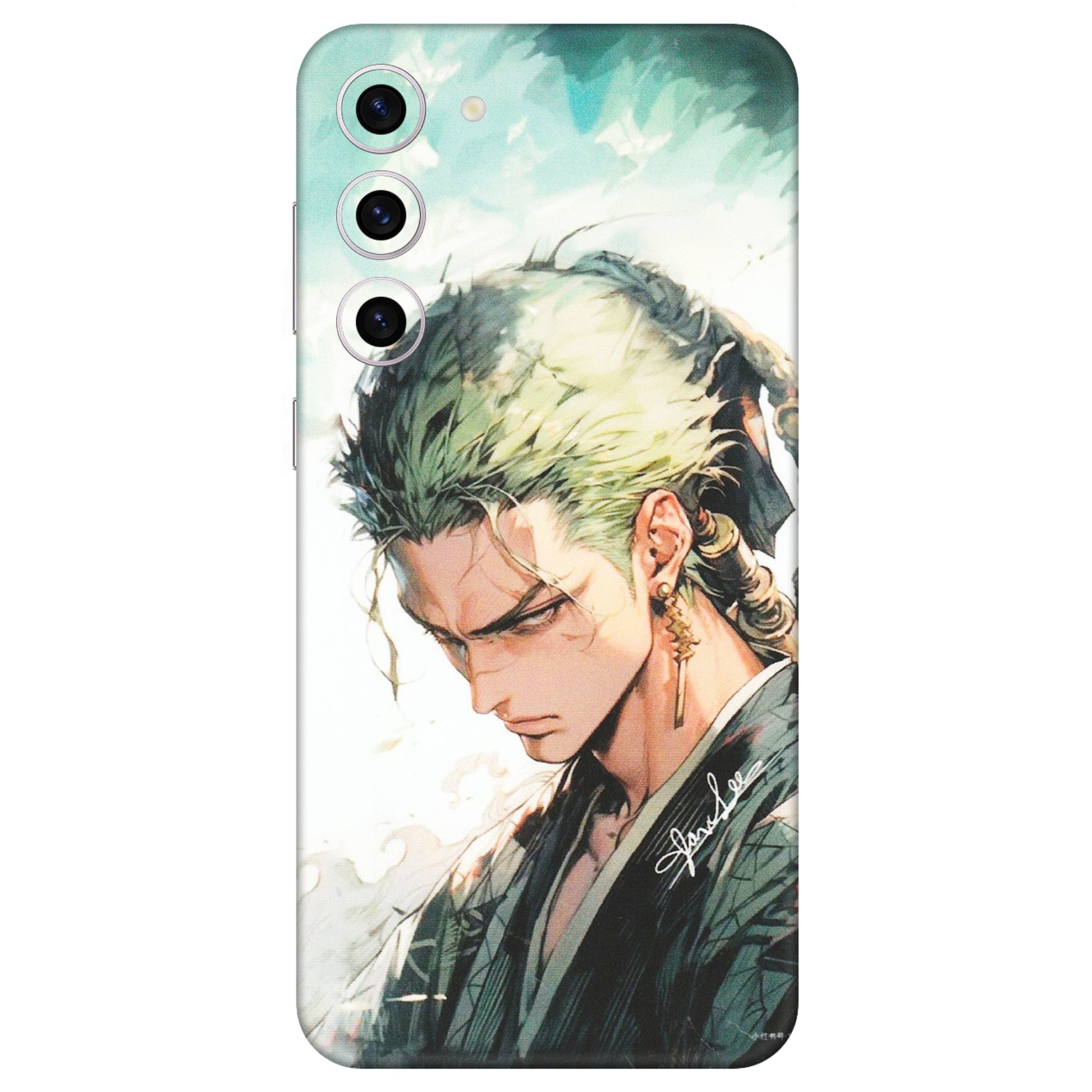 Samsung A/S Series Phone Skins (All Models) - Pirate Hunter One Piece Anime - Matte Finish (M-157) Samsung Galaxy S23 Plus (5G)