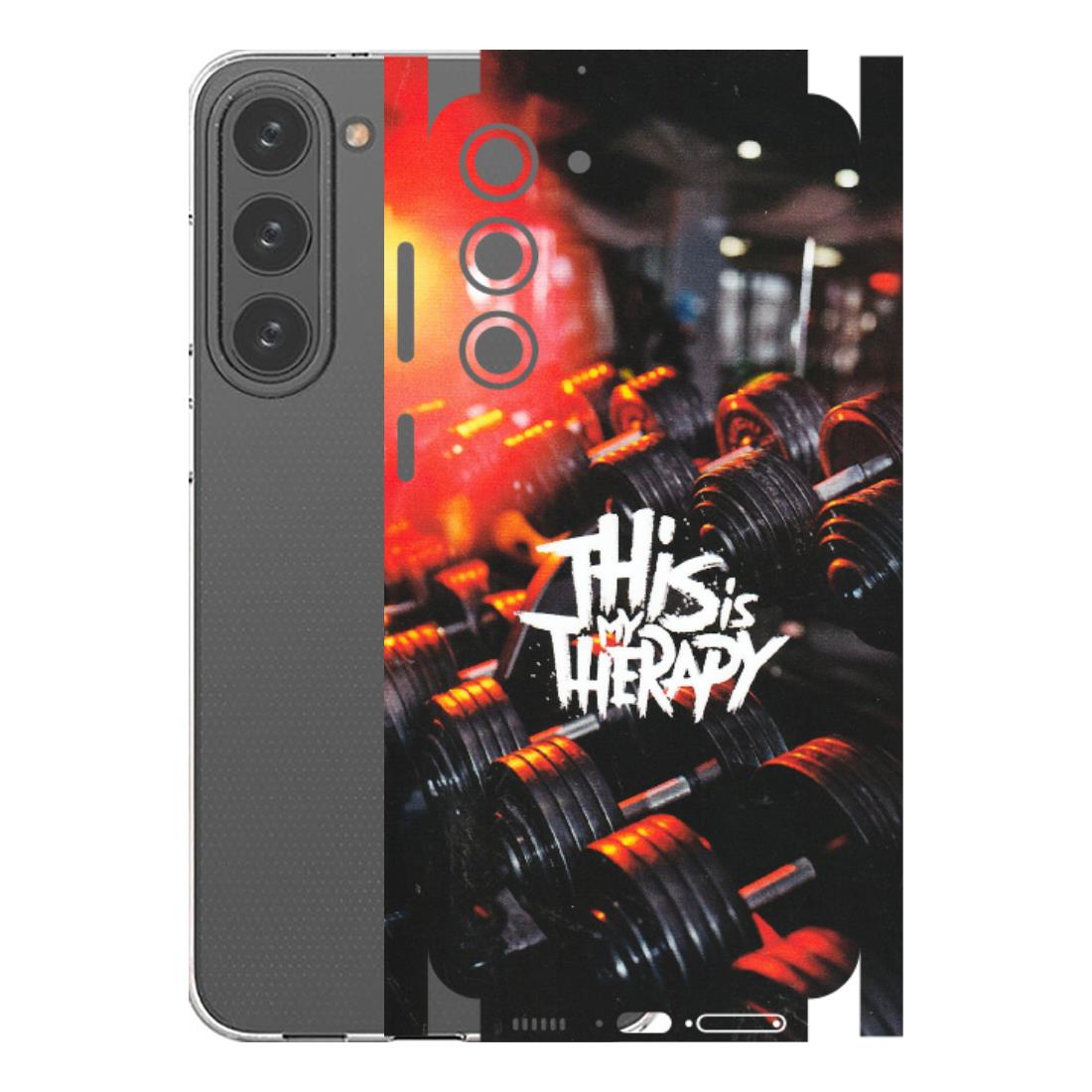 Samsung A/S Series Phone Skins (All Models) - GYM Lover Therapy - Matte Finish (M-160) Samsung Galaxy S23 Plus (5G)
