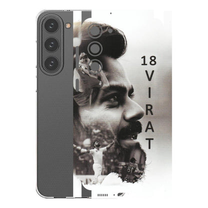 Samsung A/S Series Phone Skins (All Models) - Virat Kohli Cricketer - Matte Finish (M-163) Samsung Galaxy S23 Plus (5G)