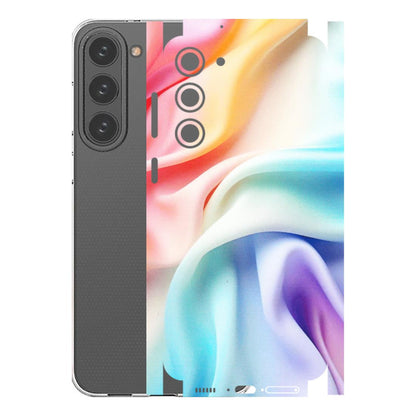 Samsung A/S Series Phone Skins (All Models) - Colourful Silk Cloth - Matte Finish (M-165) Samsung Galaxy S23 Plus (5G)