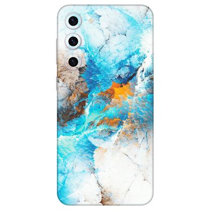 Samsung A/S Series Phone Skins (All Models) - Blue Waves Abstract - Matte Finish (M-19) Samsung Galaxy S23 Plus (5G)