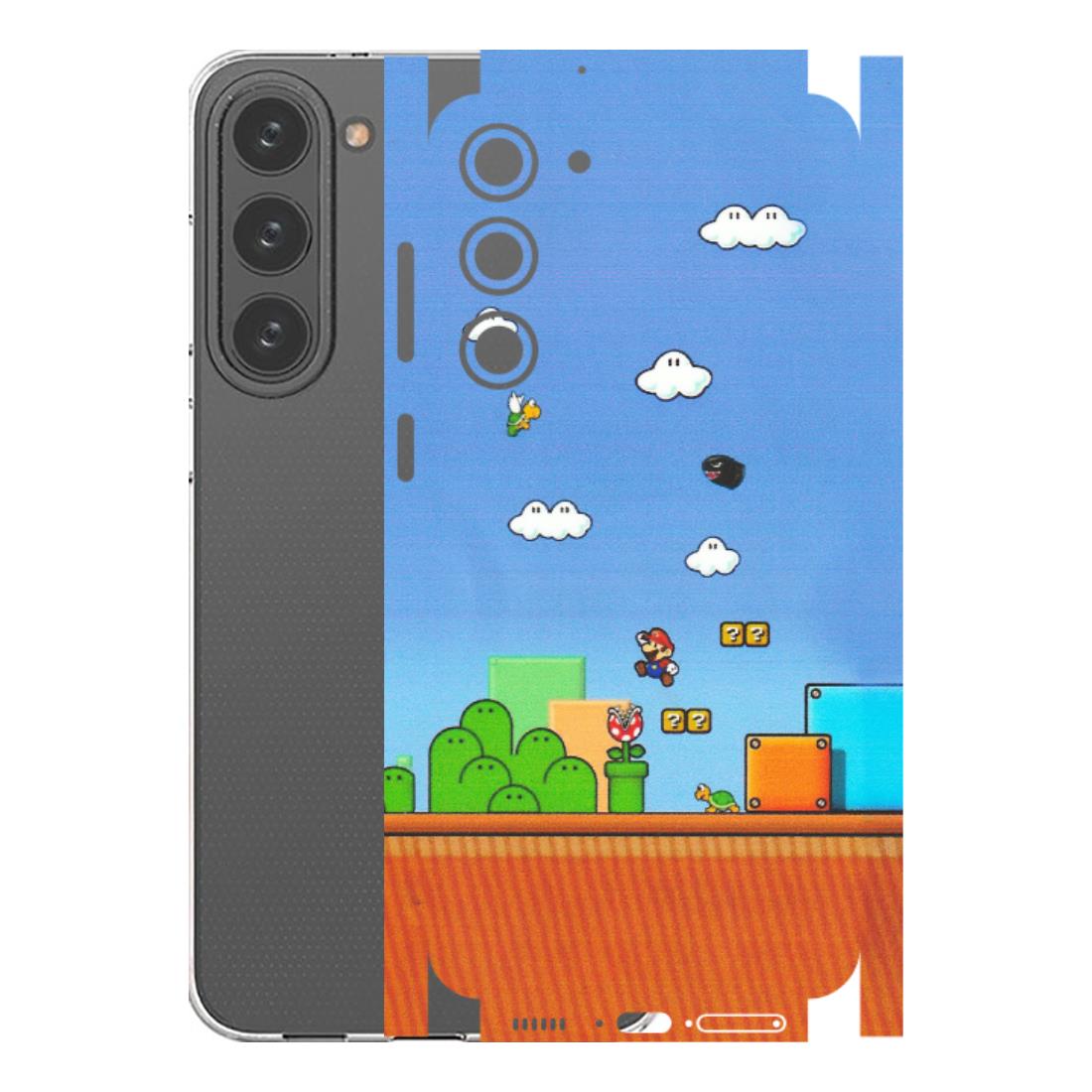Samsung A/S Series Phone Skins (All Models) - Mario Game Scene - Matte Finish (M-24) Samsung Galaxy S23 Plus (5G)