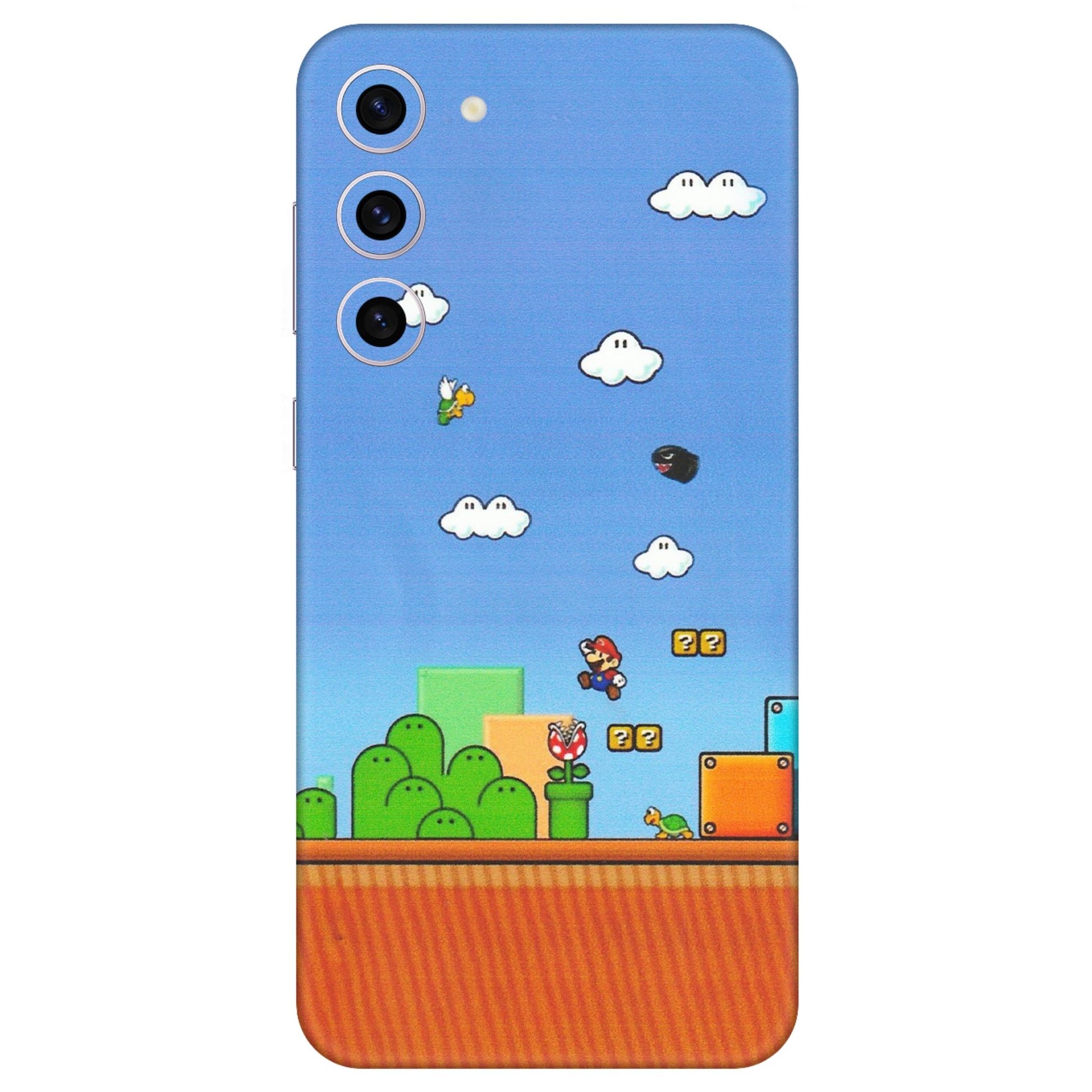 Samsung A/S Series Phone Skins (All Models) - Mario Game Scene - Matte Finish (M-24) Samsung Galaxy S23 Plus (5G)