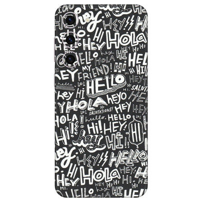 Samsung A/S Series Phone Skins (All Models) - Hi Hello Doodles - Matte Finish (M-25) Samsung Galaxy S23 Plus (5G)