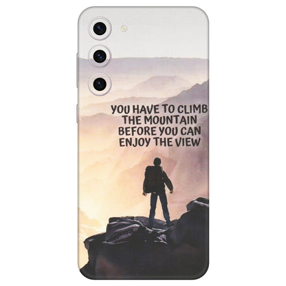 Samsung A/S Series Phone Skins (All Models) - Motivational Hiking Mountain - Matte Finish (M-28) Samsung Galaxy S23 Plus (5G)