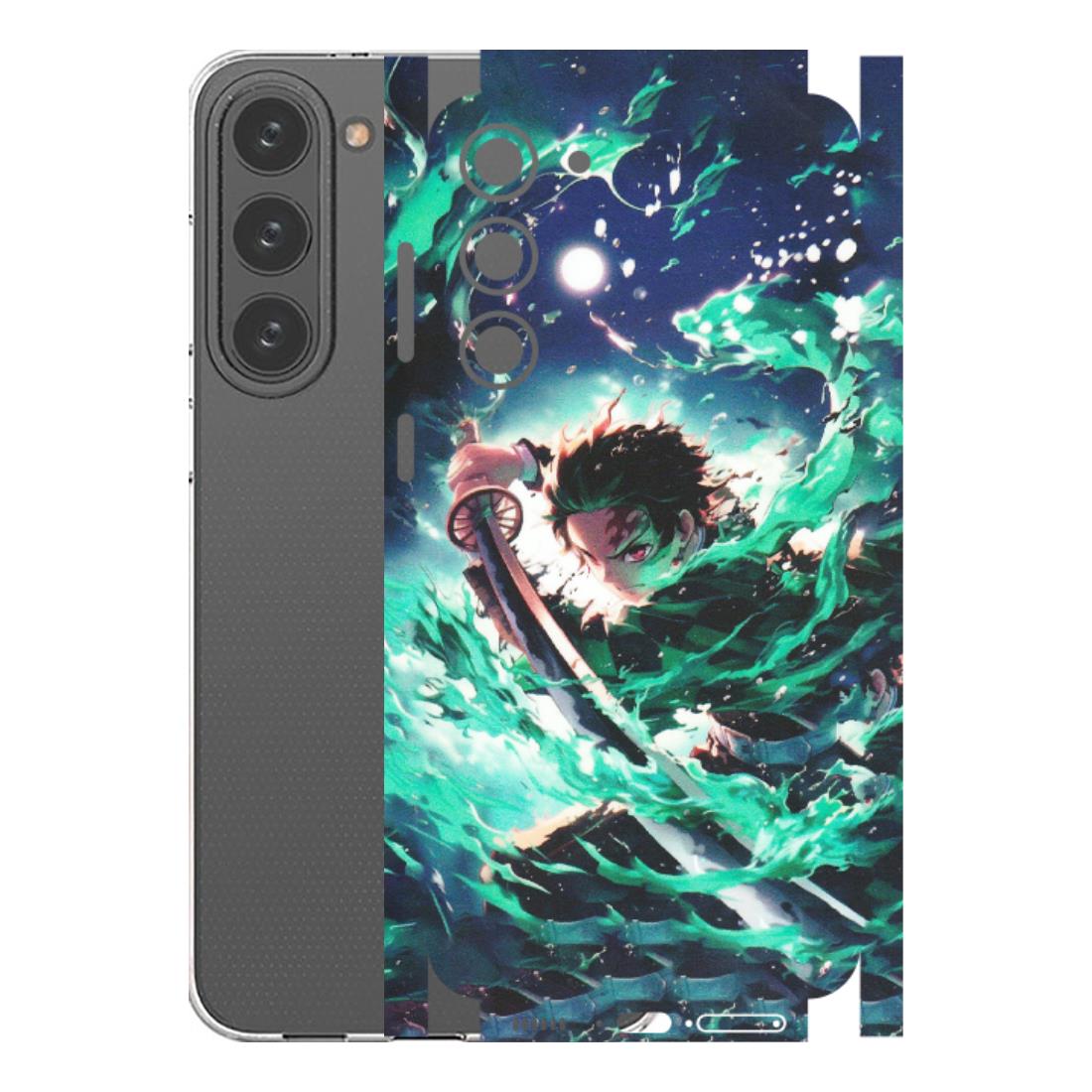 Samsung A/S Series Phone Skins (All Models) - Sword Fighter Anime - Matte Finish (M-29) Samsung Galaxy S23 Plus (5G)